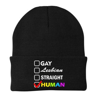 Gay Lesbian Straight Human Beanie