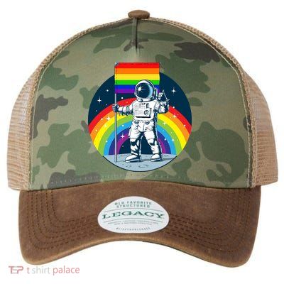 Gay Pride Astronaut LGBT Moon Landing Legacy Tie Dye Trucker Hat