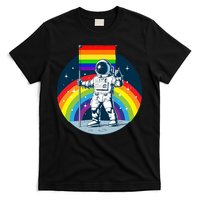Gay Pride Astronaut LGBT Moon Landing T-Shirt