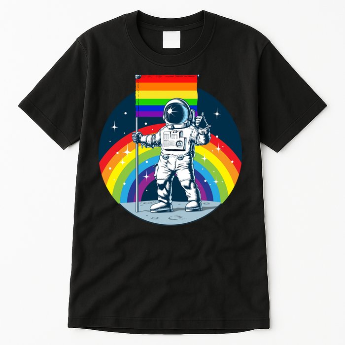 Gay Pride Astronaut LGBT Moon Landing Tall T-Shirt