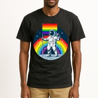Gay Pride Astronaut LGBT Moon Landing Tall T-Shirt