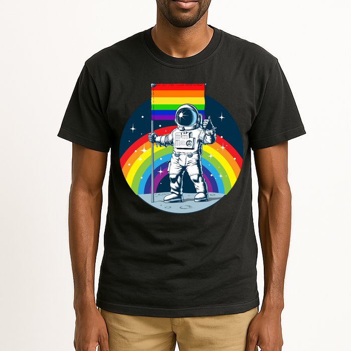 Gay Pride Astronaut LGBT Moon Landing Tall T-Shirt