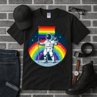 Gay Pride Astronaut LGBT Moon Landing Tall T-Shirt