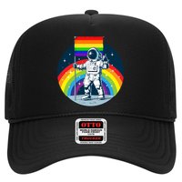 Gay Pride Astronaut LGBT Moon Landing Trucker Hat