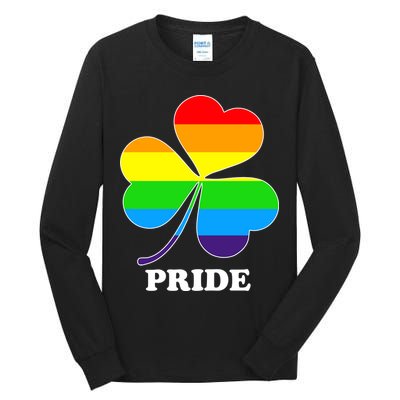 Gay Pride Cloverleaf Rainbow Tall Long Sleeve T-Shirt