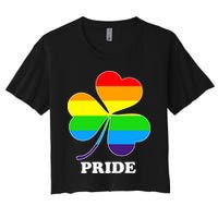 Gay Pride Cloverleaf Rainbow Crop Top