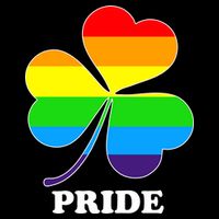 Gay Pride Cloverleaf Rainbow Crop Top