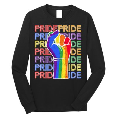 Gay Pride Fist LGBT Long Sleeve Shirt