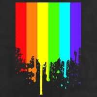 Gay Pride Flag Drip Cool Comfort Performance Bucket Hat