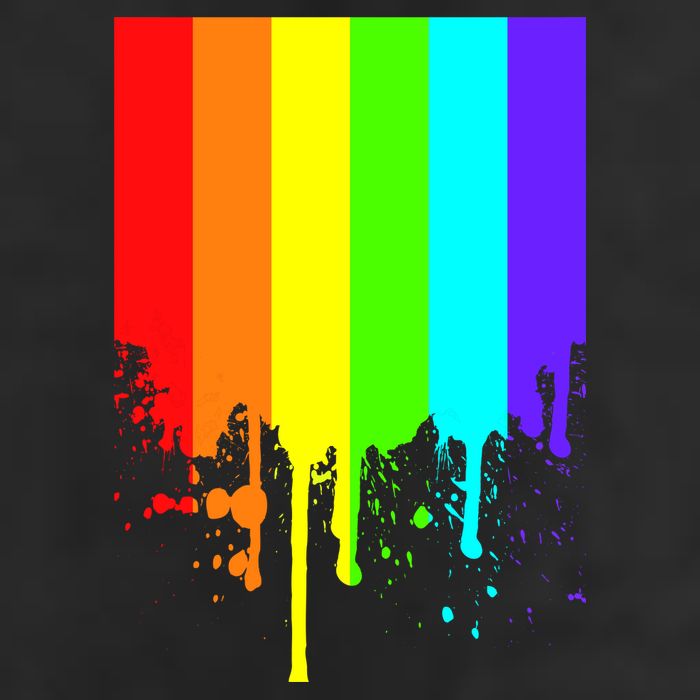 Gay Pride Flag Drip Cool Comfort Performance Bucket Hat