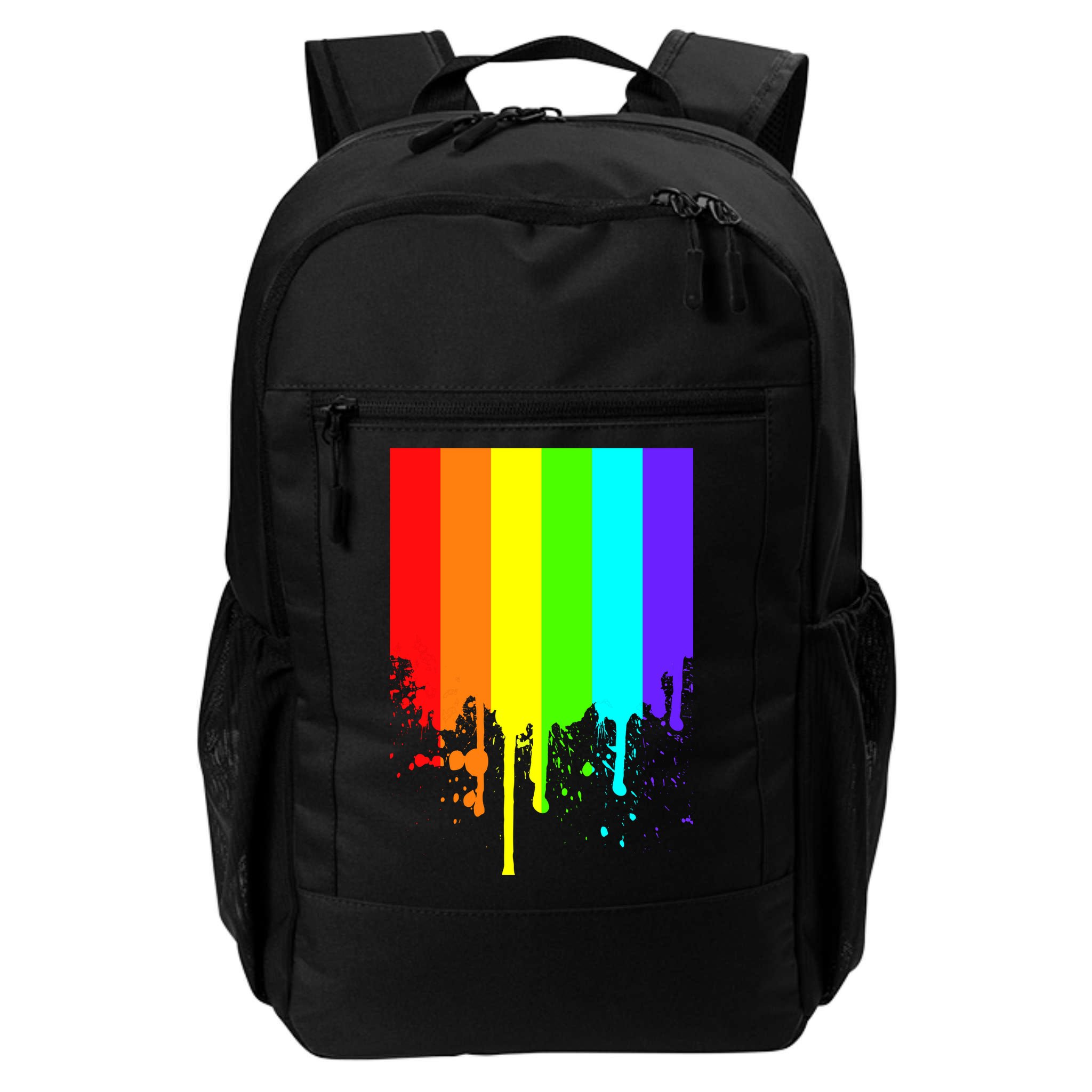 Gay Pride Flag Drip Backpack