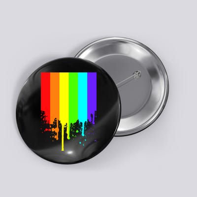 Gay Pride Flag Drip Button