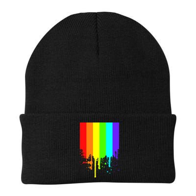 Gay Pride Flag Drip Beanie
