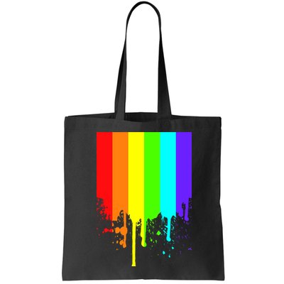 Gay Pride Flag Drip Bag