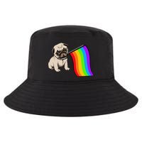 Gay Pride Flag Pug LGBT Cool Comfort Performance Bucket Hat