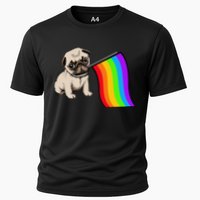 Gay Pride Flag Pug LGBT Performance Shirt