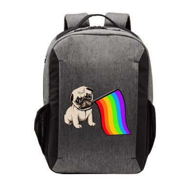 Gay Pride Flag Pug LGBT Vector Backpack