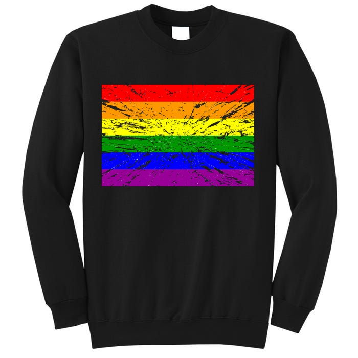Gay Pride Flag Retro Sweatshirt