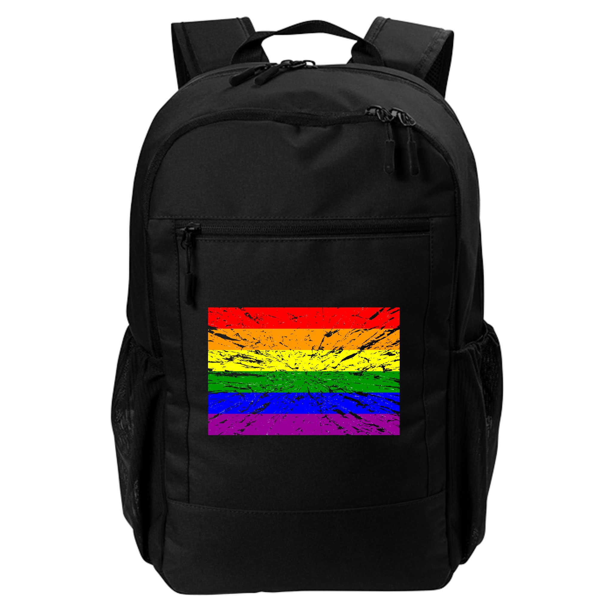 Gay Pride Flag Retro Backpack