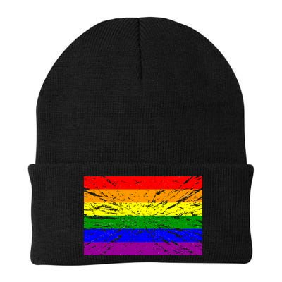 Gay Pride Flag Retro Beanie