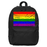Gay Pride Flag Retro 16 in Basic Backpack
