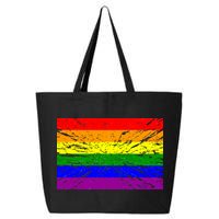 Gay Pride Flag Retro 25L Jumbo Tote