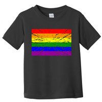 Gay Pride Flag Retro Toddler T-Shirt
