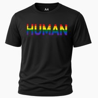 Gay Pride HUMAN Rainbow Flag LGBT Performance Shirt
