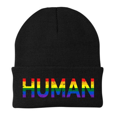 Gay Pride HUMAN Rainbow Flag LGBT Beanie