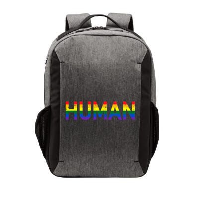 Gay Pride HUMAN Rainbow Flag LGBT Vector Backpack