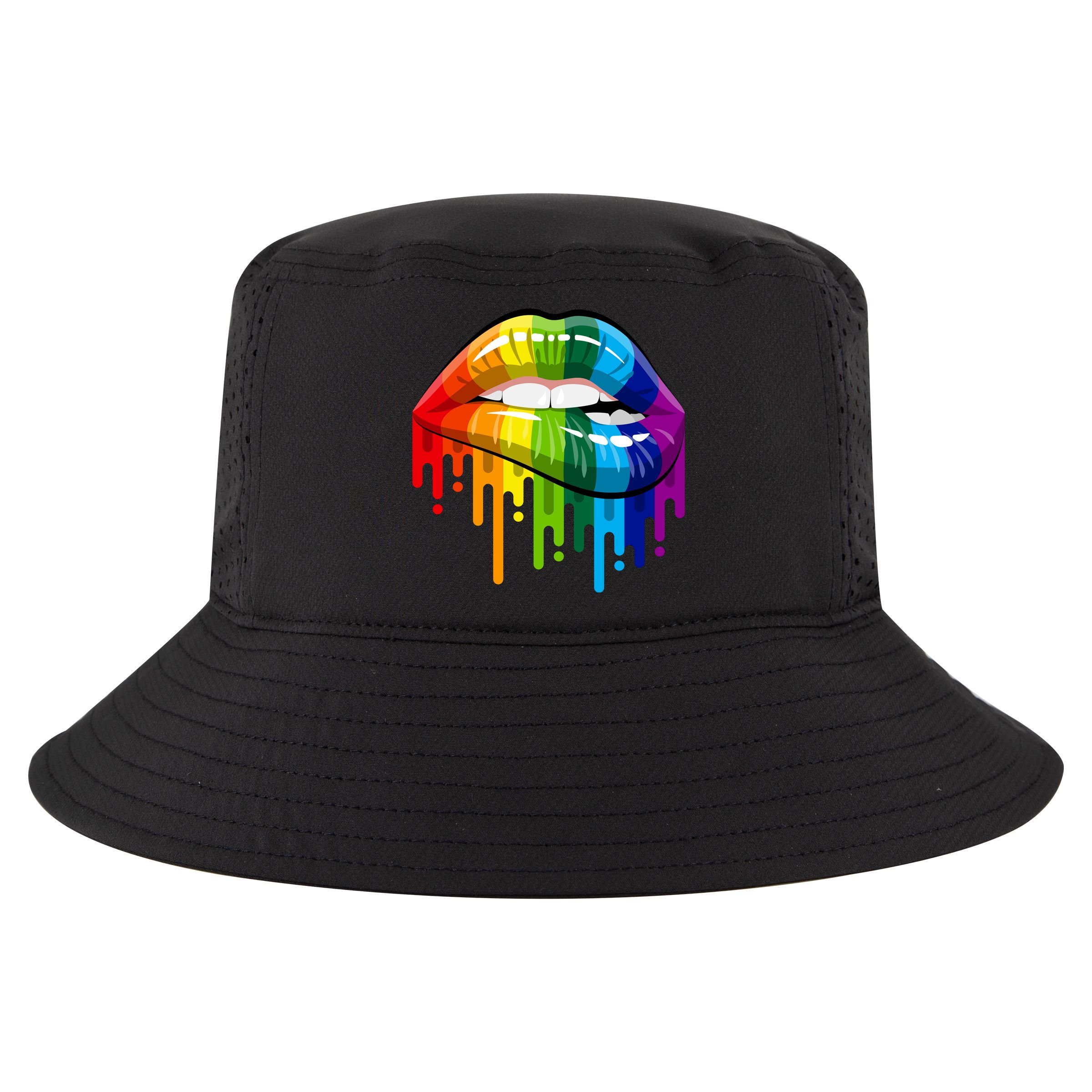Gay Pride Lips Cool Comfort Performance Bucket Hat