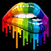 Gay Pride Lips Performance Shirt