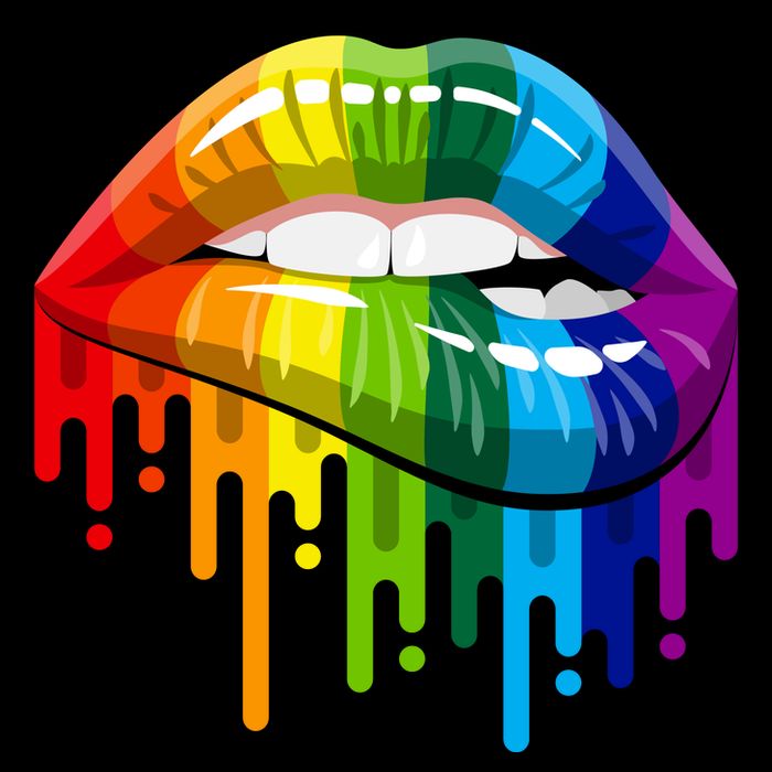 Gay Pride Lips Performance Shirt