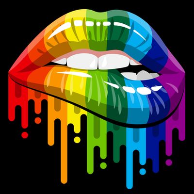 Gay Pride Lips T-Shirt