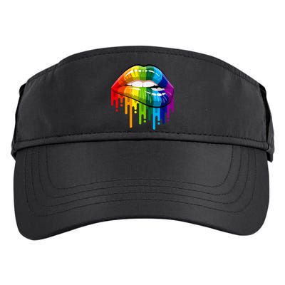 Gay Pride Lips Adult Drive Performance Visor