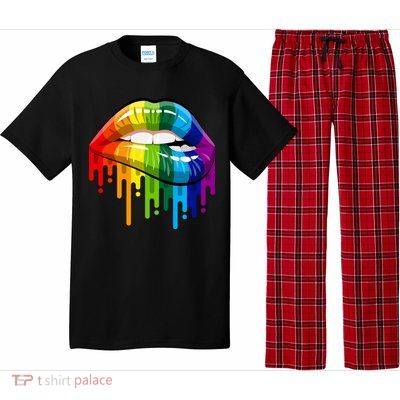 Gay Pride Lips Pajama Set
