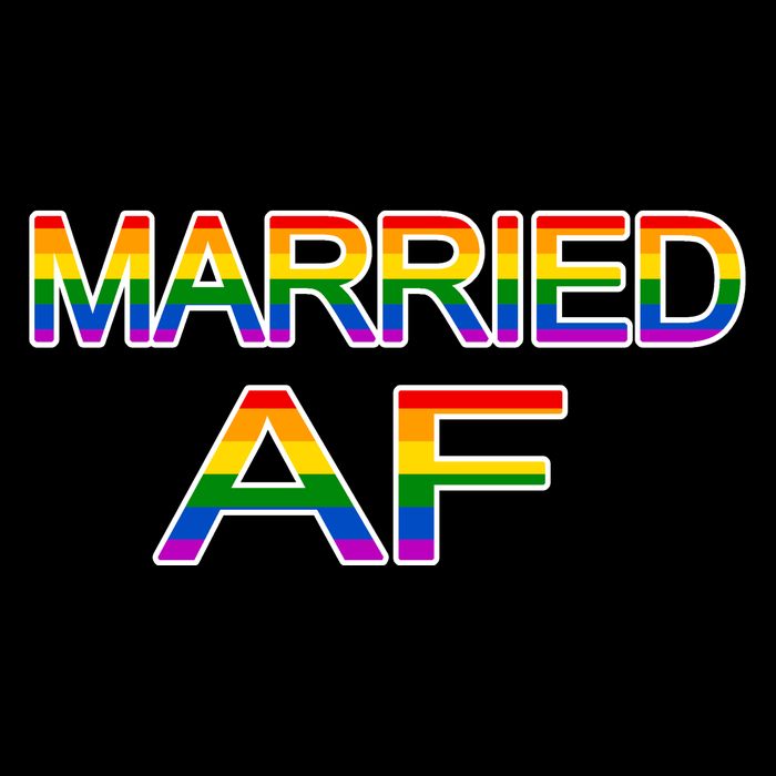 Gay Pride Married AF Marriage Equality Bucket Hat