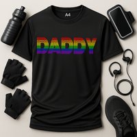 Gay Pride Proud Daddy LGBT Performance Shirt