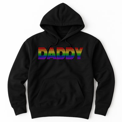 Gay Pride Proud Daddy LGBT Hoodie