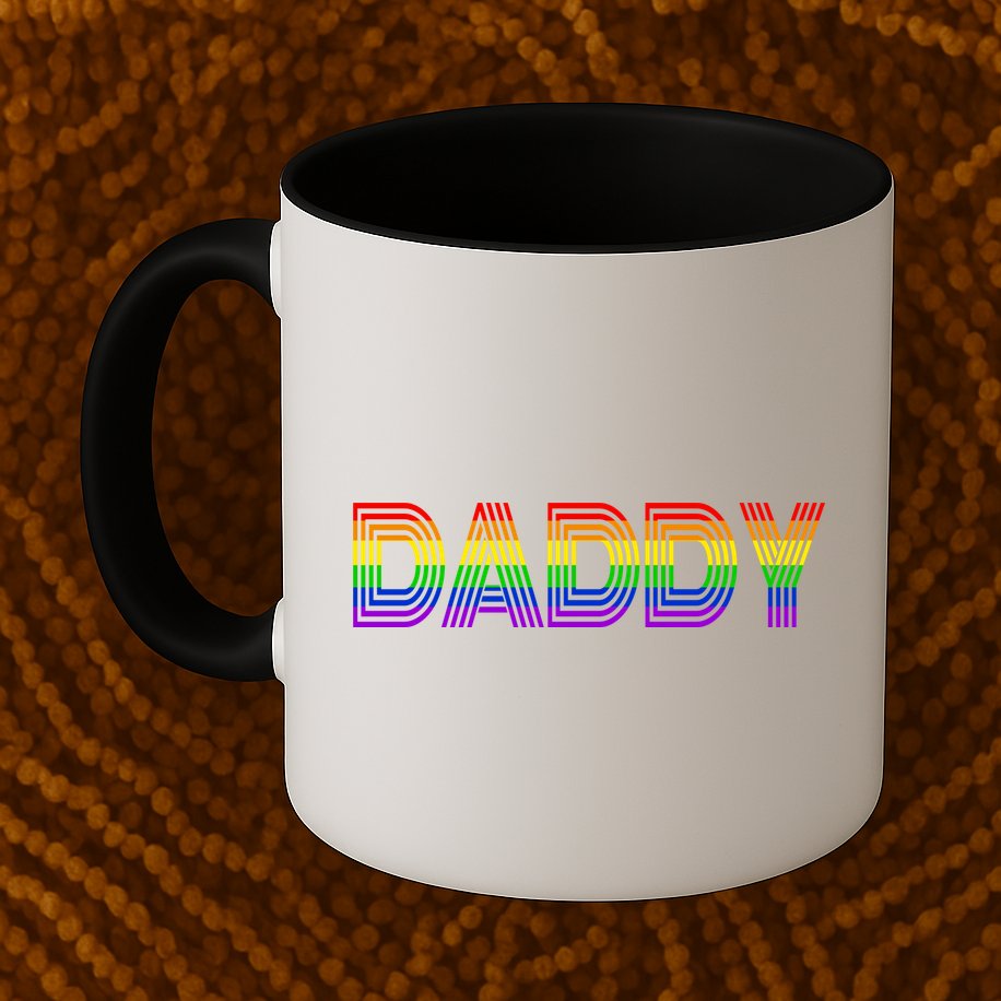 Gay Pride Proud Daddy LGBT Mug