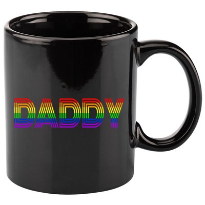 Gay Pride Proud Daddy LGBT 11oz C Handle Ceramic Mug