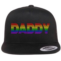 Gay Pride Proud Daddy LGBT Flatbill Hat