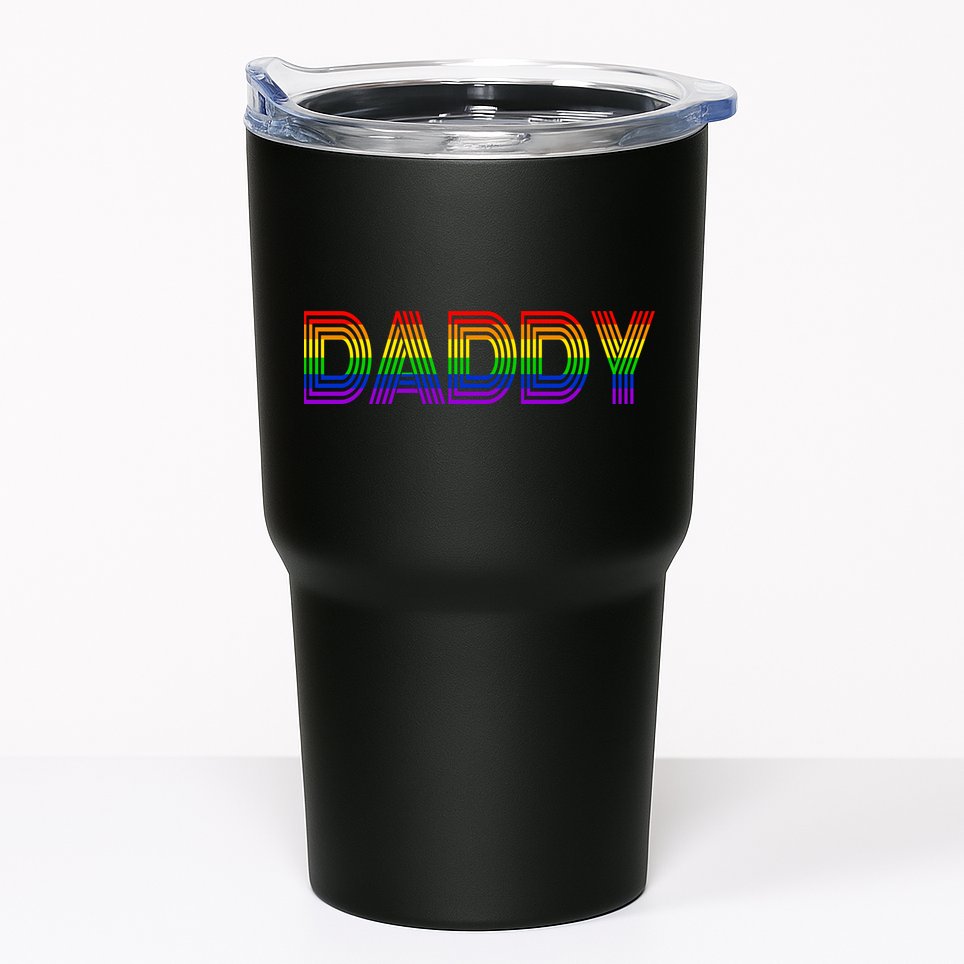 Gay Pride Proud Daddy LGBT Tumbler