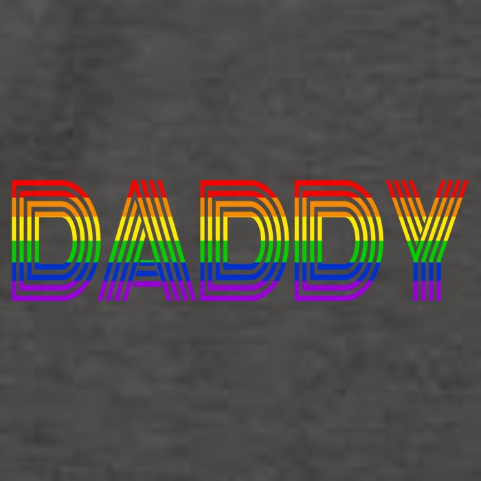 Gay Pride Proud Daddy LGBT Vector Backpack