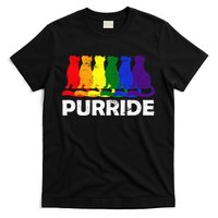 Gay Pride Purride Rainbow Cat T-Shirt