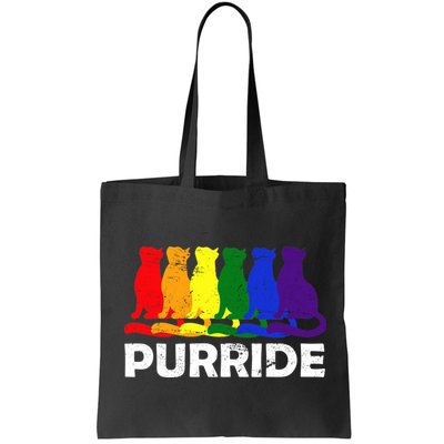 Gay Pride Purride Rainbow Cat Bag