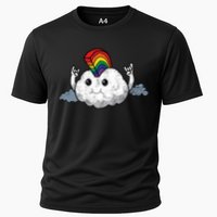 Gay Pride Rainbow Mohawk Cloud Performance Shirt