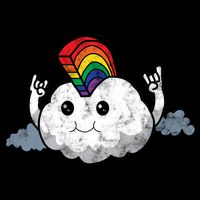 Gay Pride Rainbow Mohawk Cloud Performance Shirt