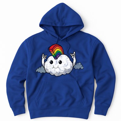 Gay Pride Rainbow Mohawk Cloud Hoodie
