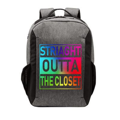 Gay Pride Straight Outta The Closet Vector Backpack